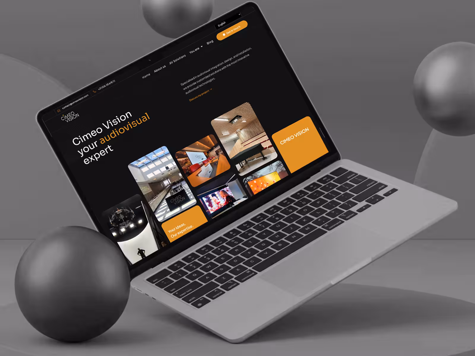 BAS Stone Luxury Architectural Branding & Website by Aenfinite